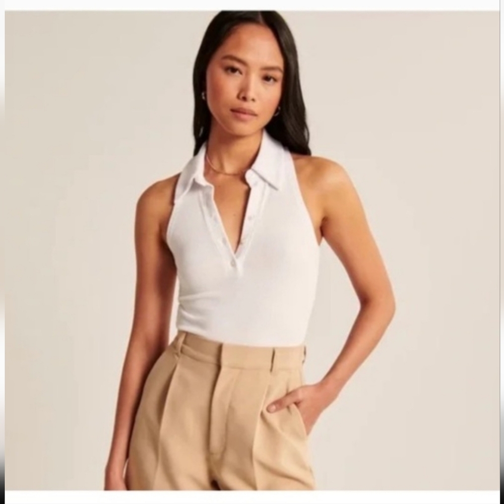 Abercrombie & Fitch White Bodysuit